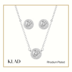 Mabelle Jewelry Set in Rhodium