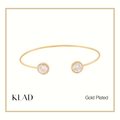 Tess Thin Bangles in Gold
