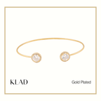 Tess Thin Bangles in Gold