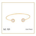 Tess Thin Bangles in Gold