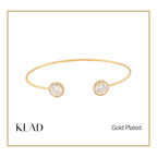 Tess Thin Bangles in Gold