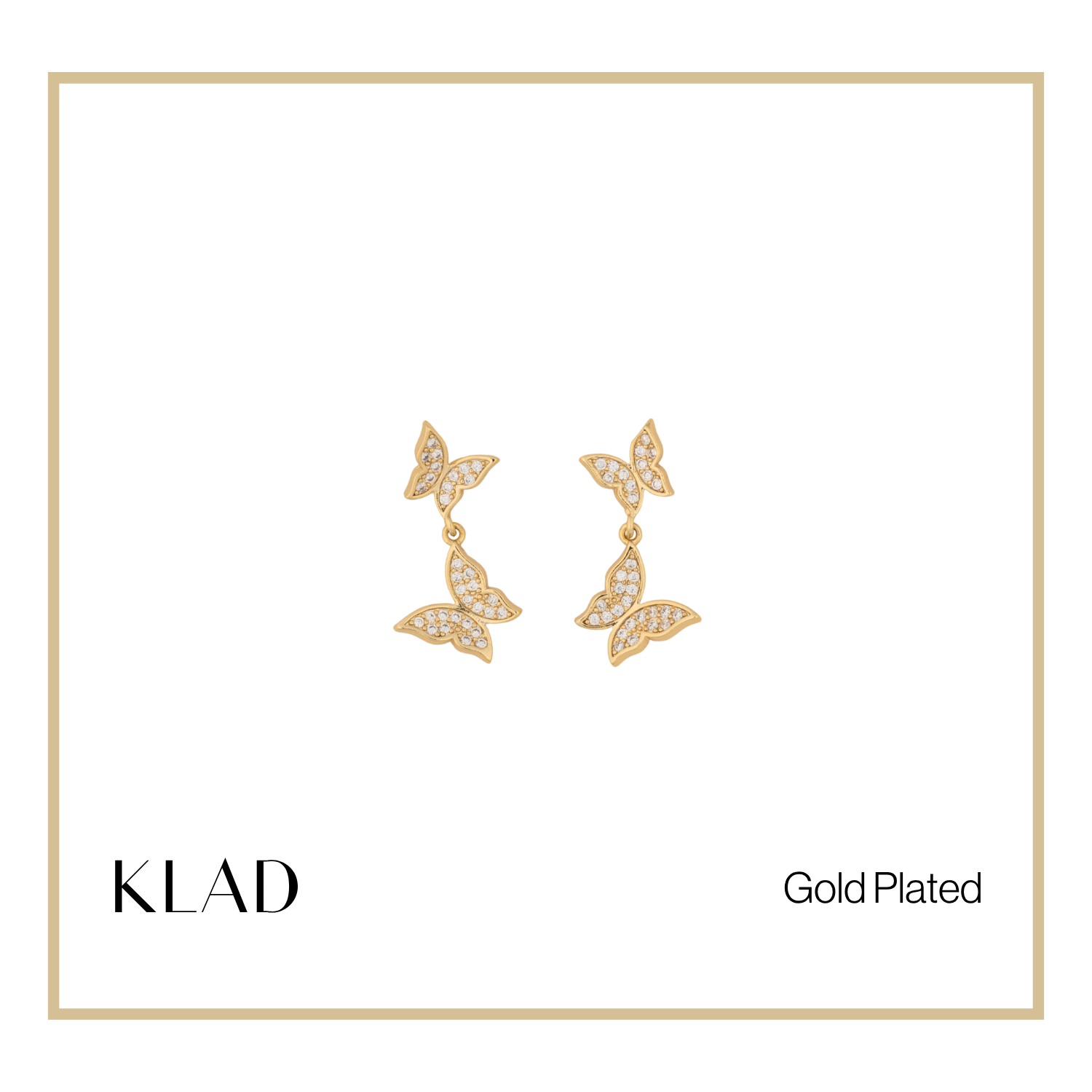Molly Drop Earrings in Gold