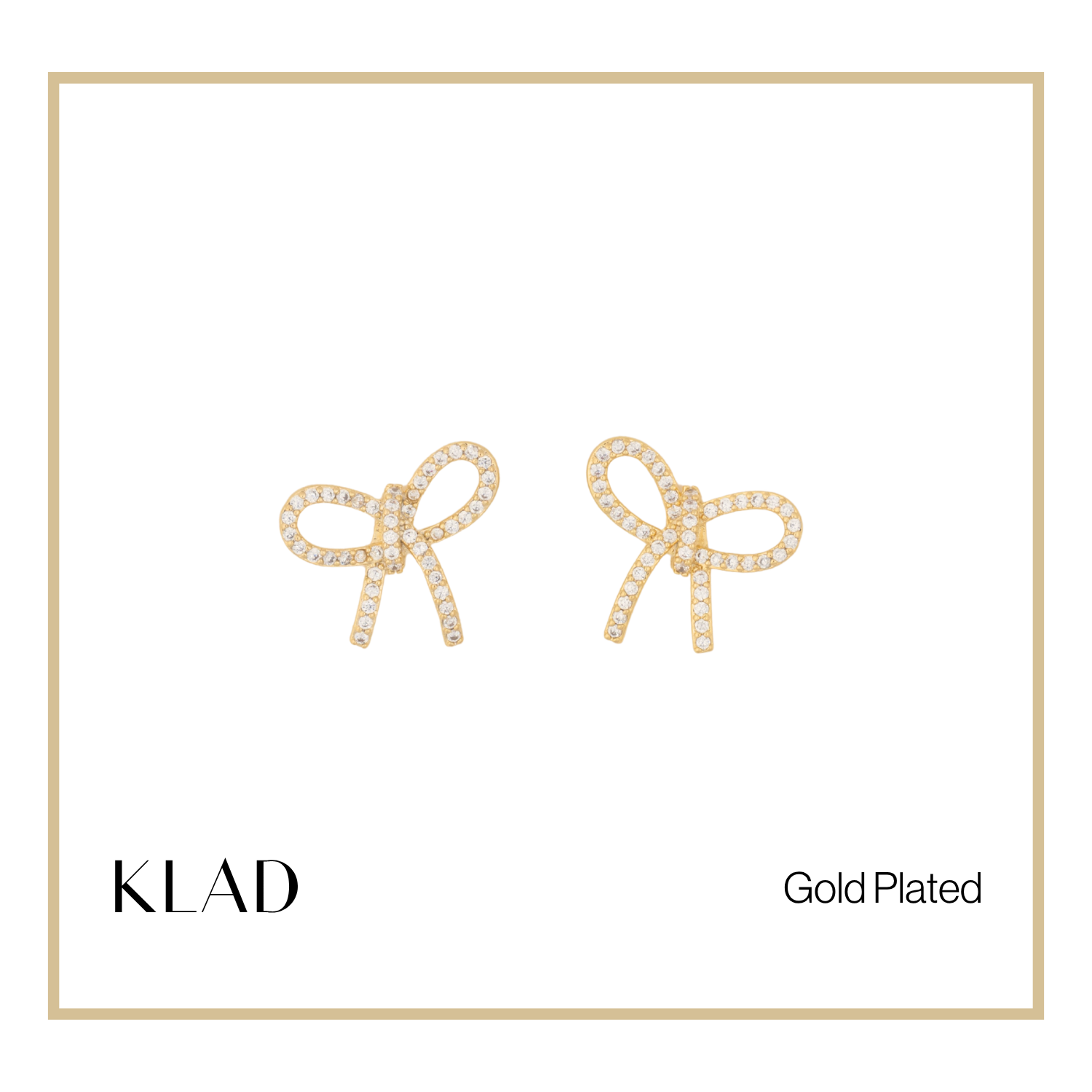 Rosie Stud Earrings in Gold