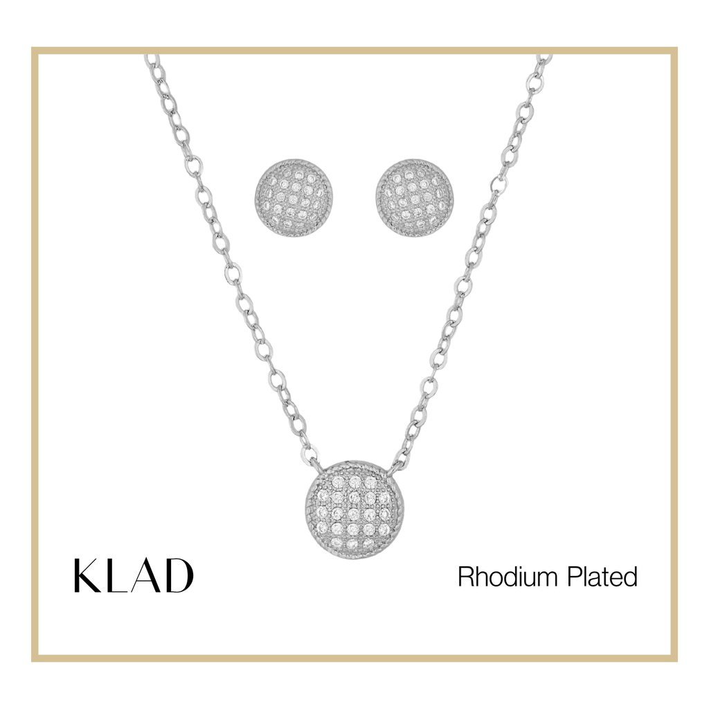 Meia Jewelry Set in Rhodium