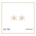 Rochelle Stud Earrings in Gold