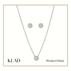 Marissa Jewelry Set in Rhodium