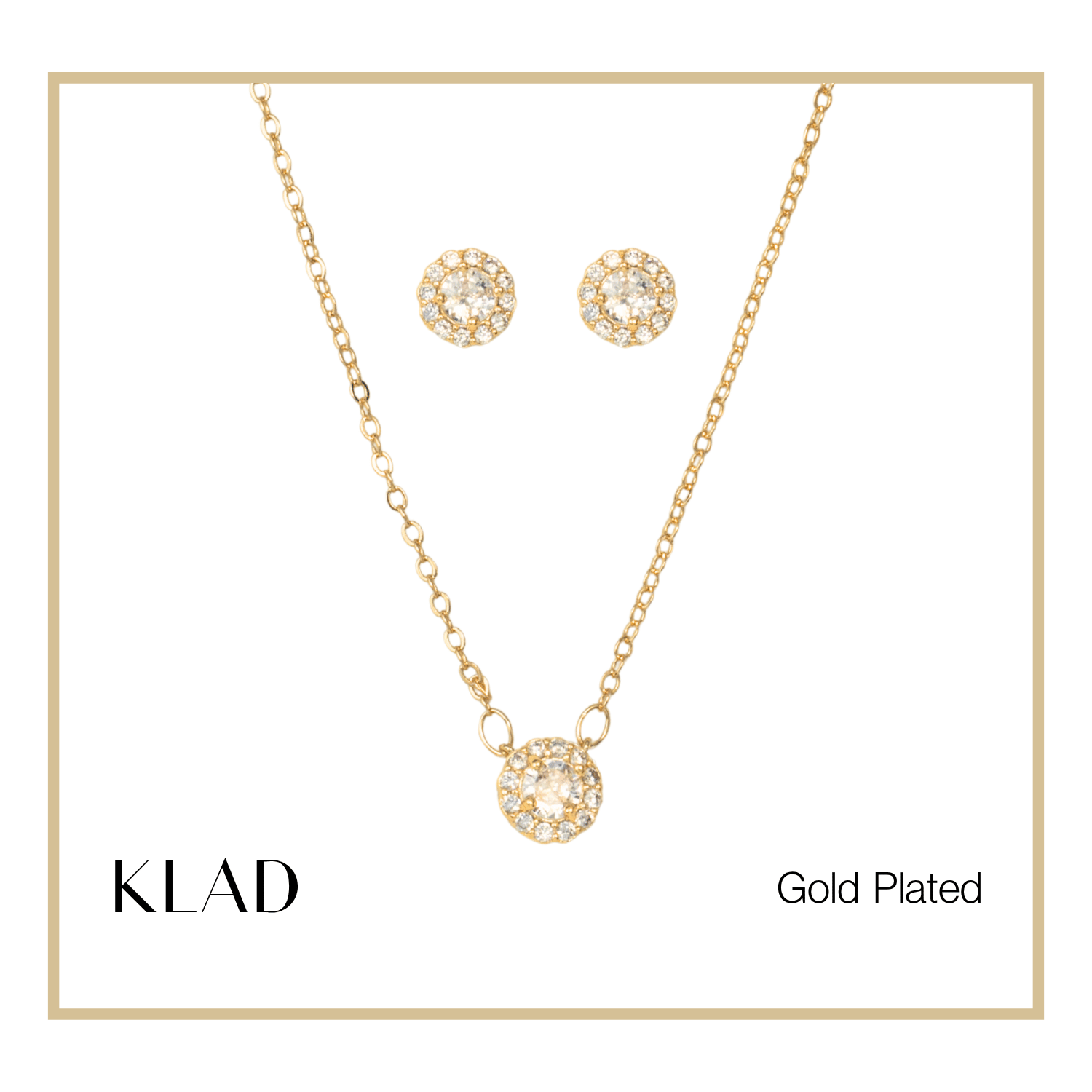 Mandy Jewelry Set in Gold