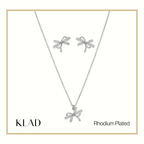 Oressa Jewelry Set in Rhodium