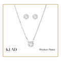 Mandy Jewelry Set in Rhodium