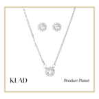 Mandy Jewelry Set in Rhodium