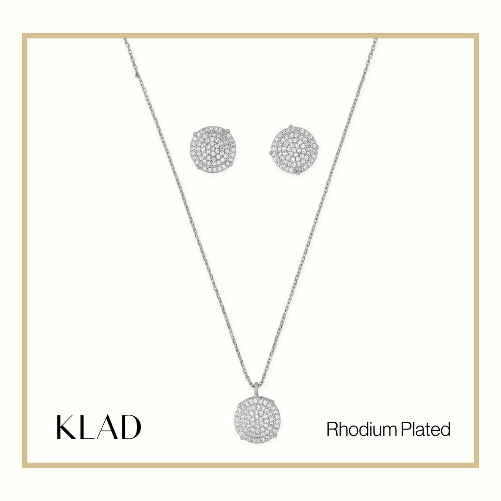 Czina Jewelry Set in Rhodium