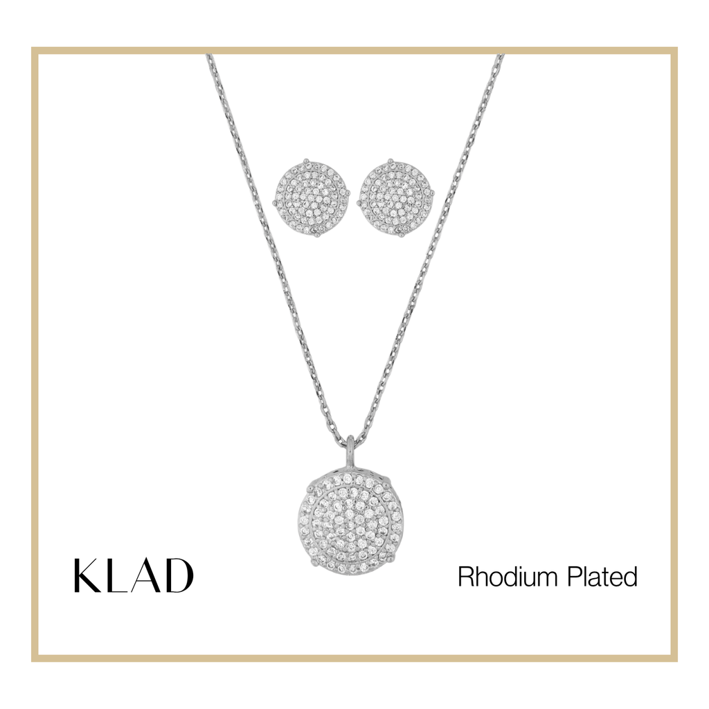 Czina Jewelry Set in Rhodium