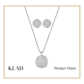 Czina Jewelry Set in Rhodium