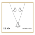 Sahara Jewelry Set in Rhodium