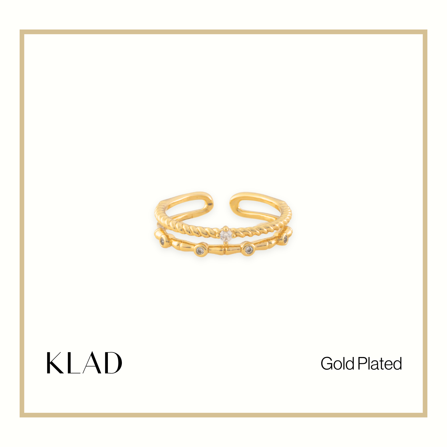 Renelle Ring in Gold