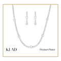 Lilly Set in Rhodium