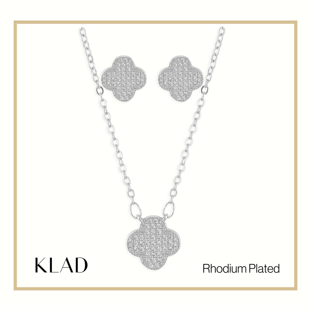 Marlene Jewelry Set in Rhodium