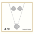 Marlene Jewelry Set in Rhodium
