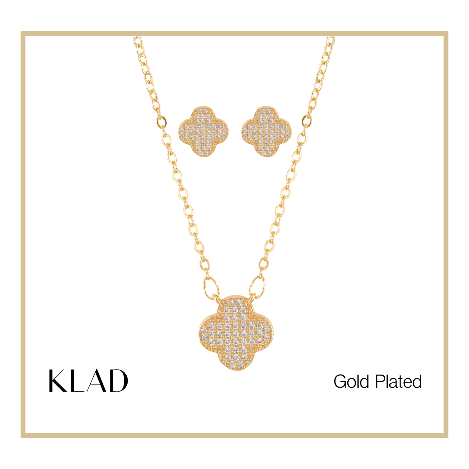 Marlene Jewelry Set in Gold