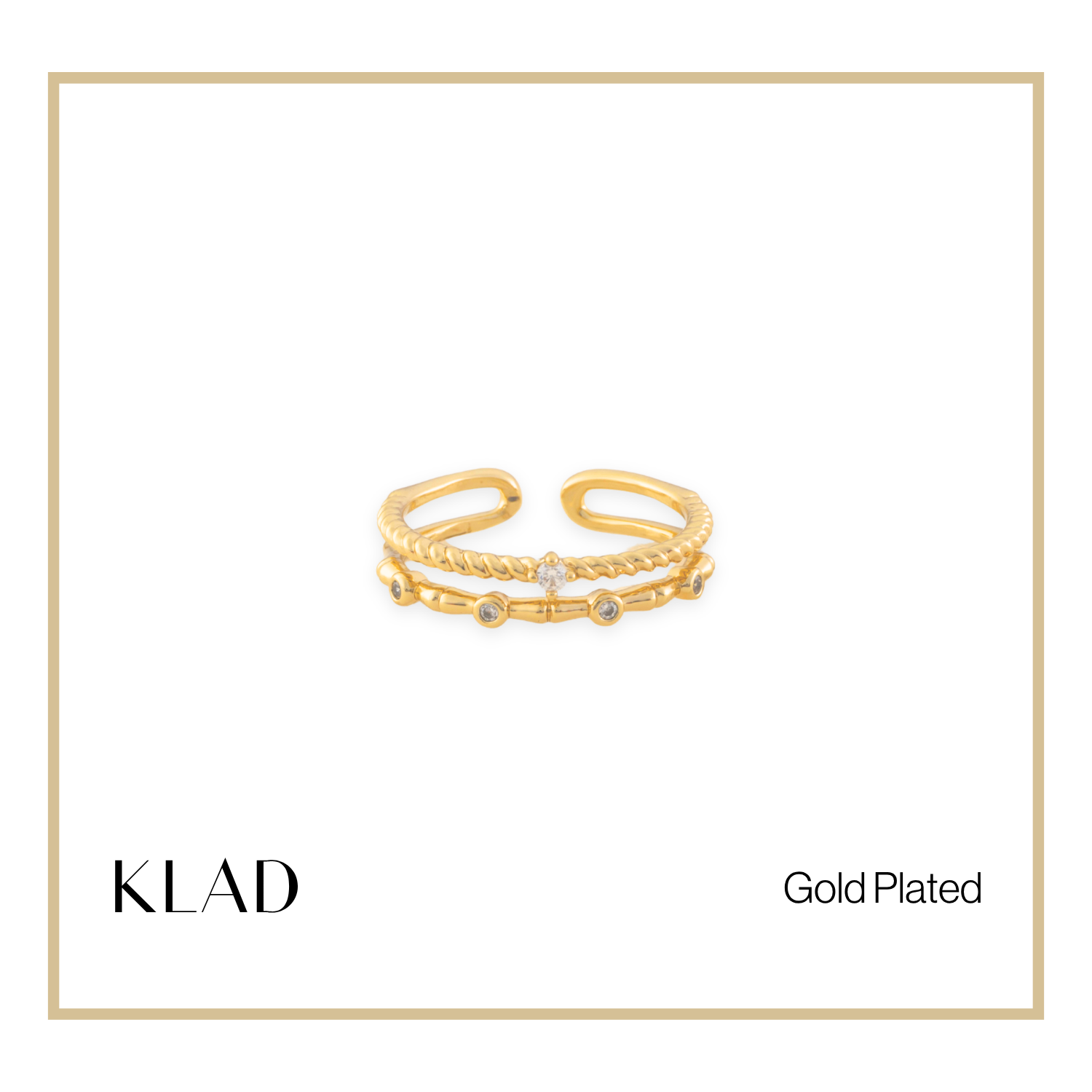 Renelle Ring in Gold