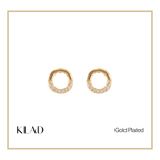 Mila Stud Earrings in Gold