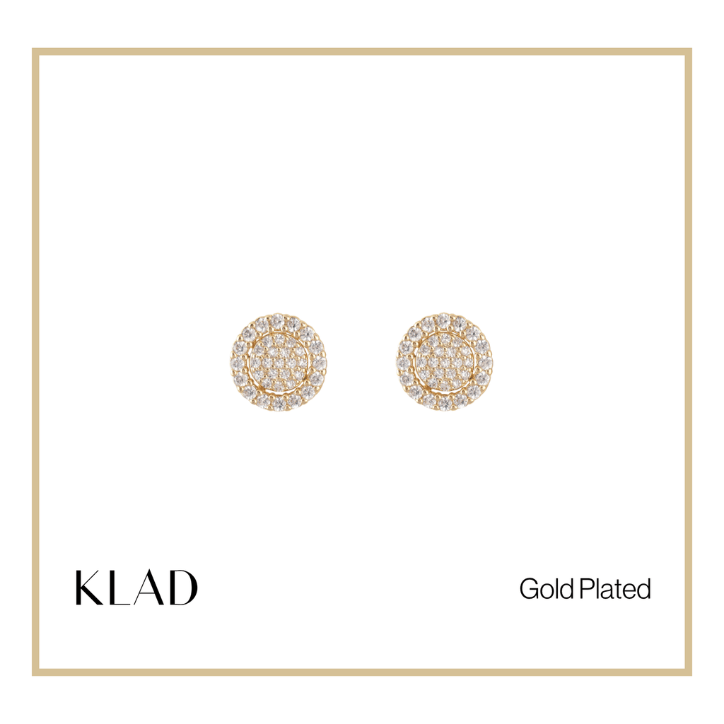Maven 2-Way Stud Earrings in Gold