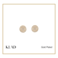Maureen 2-Way Stud Earrings in Gold