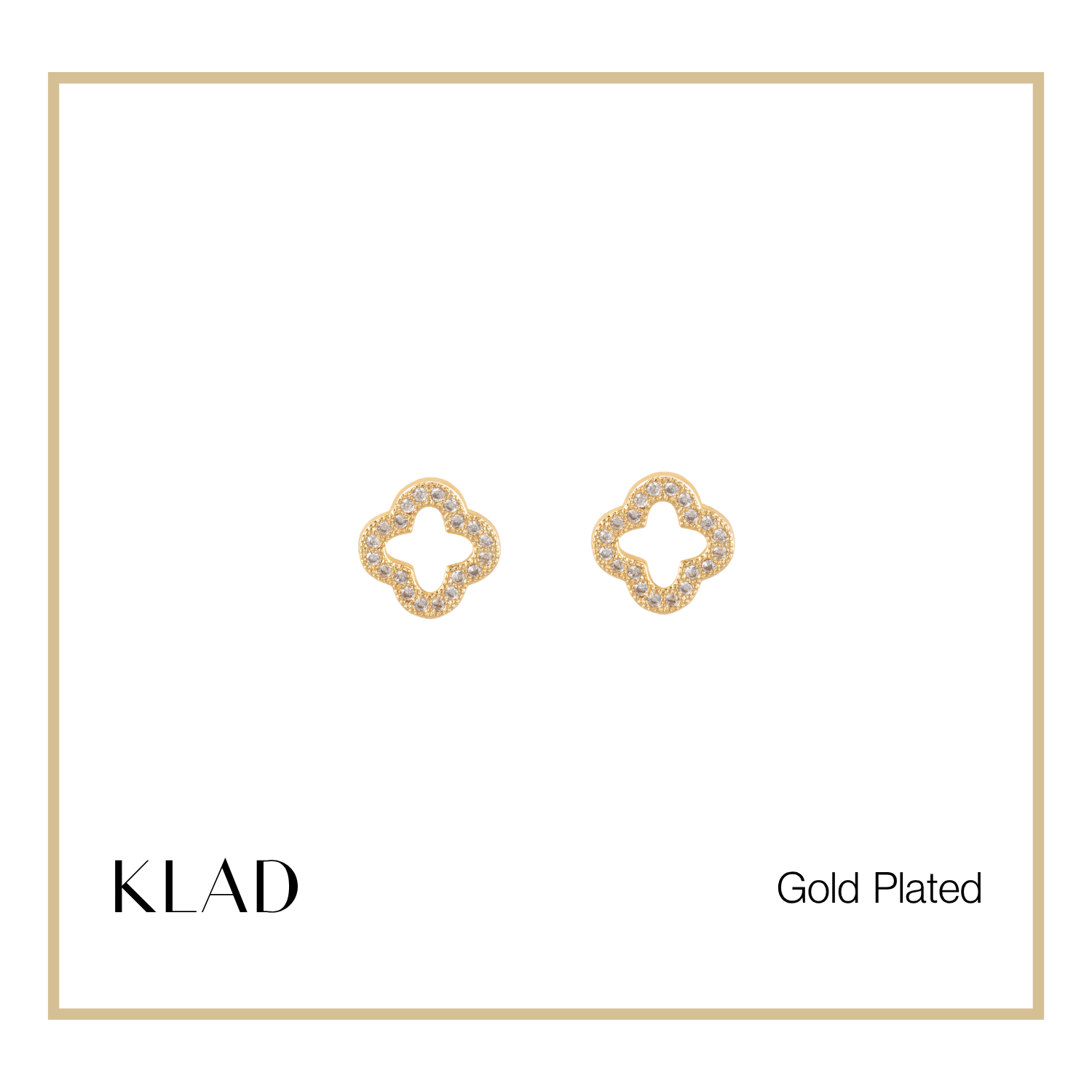 Mitzi Stud Earrings in Gold