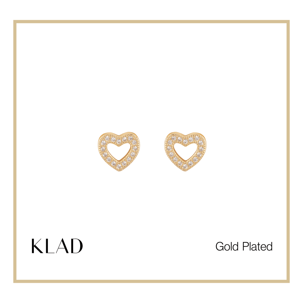 Maryanne Stud Earrings in Gold