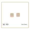 Martina 2-Way Stud Earrings in Gold