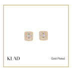 Martina 2-Way Stud Earrings in Gold