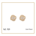 Meagan 2-Way Stud Earrings in Gold