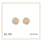 Meagan 2-Way Stud Earrings in Gold