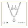 Gavielle Set in Rhodium