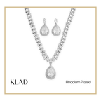 Gavielle Set in Rhodium