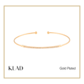 Tia Thin Bangles in Gold