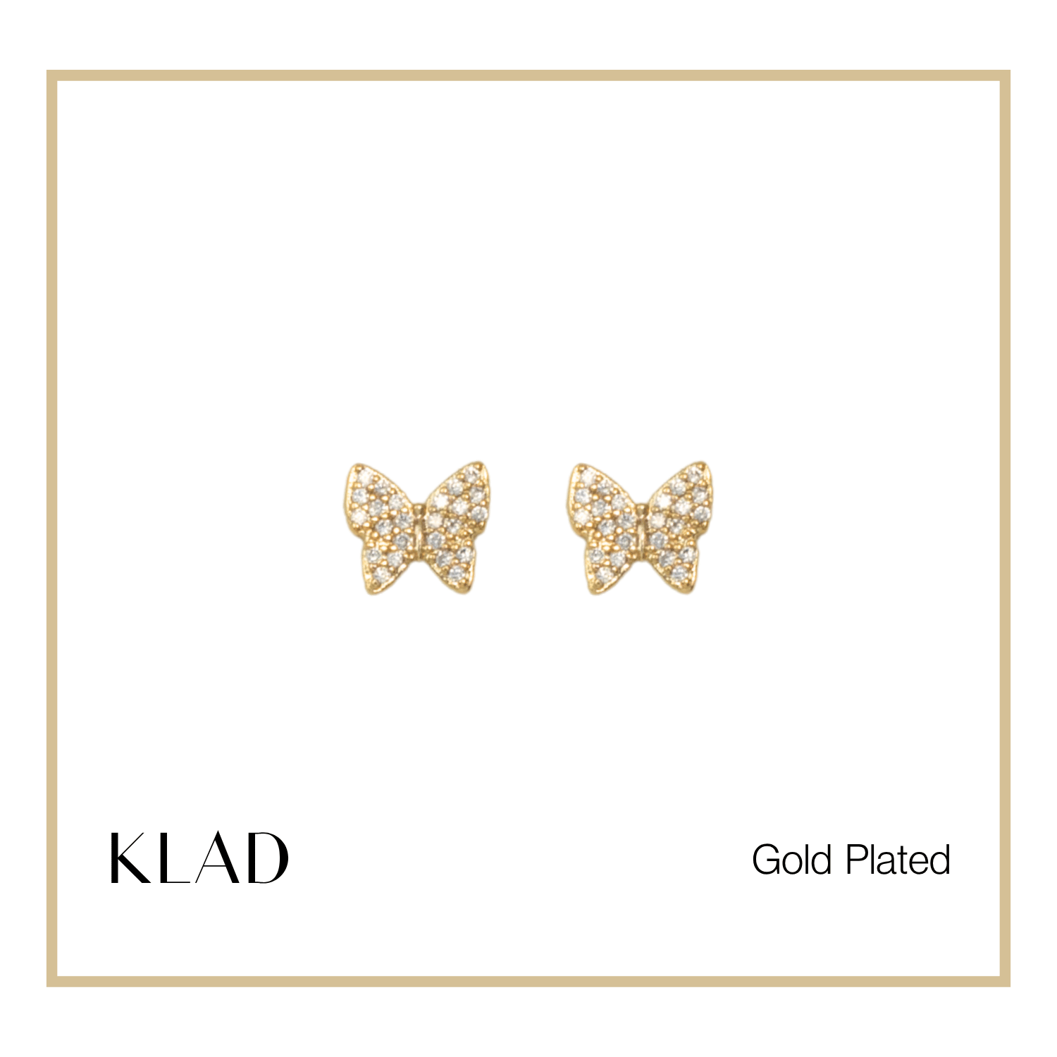 Mindy Stud Earrings in Gold