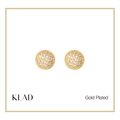 Meia Stud Earrings in Gold