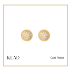 Meia Stud Earrings in Gold