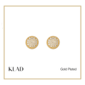 Meia Stud Earrings in Gold