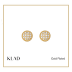 Meia Stud Earrings in Gold