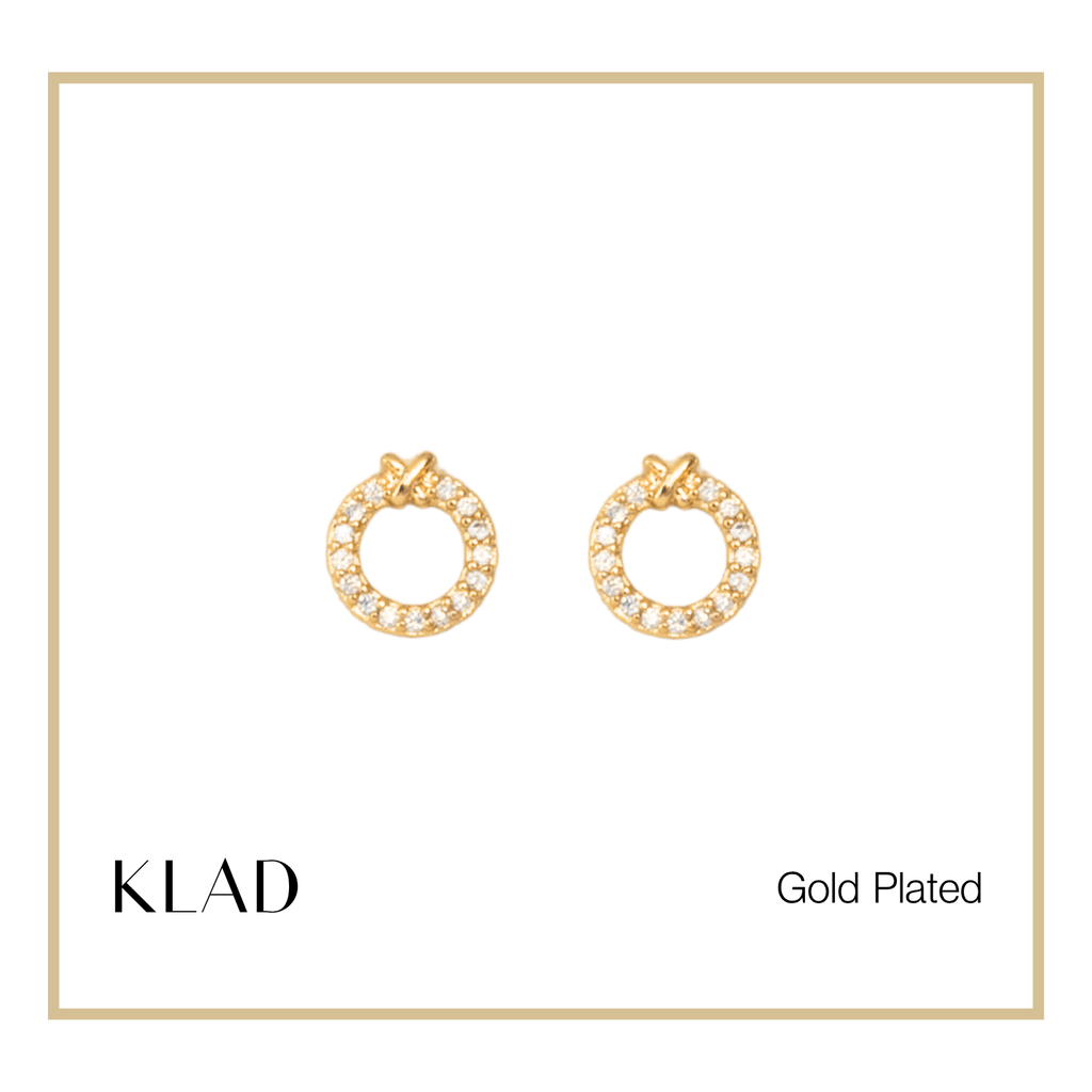 Mileen Stud Earrings in Gold