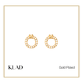 Mileen Stud Earrings in Gold