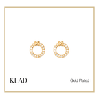 Mileen Stud Earrings in Gold