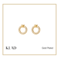Mileen Stud Earrings in Gold