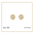 Mckenzie 2-Way Stud Earrings in Gold