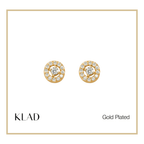 Mckenzie 2-Way Stud Earrings in Gold