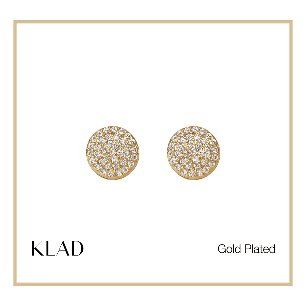 Monica Stud Earrings in Gold