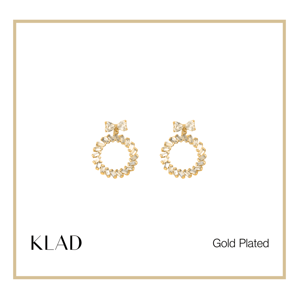 Meir Drop Earrings in Gold