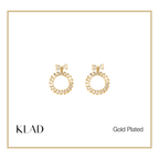 Meir Drop Earrings in Gold